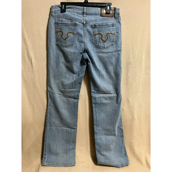 VTG Lawman Jeans Boot Cut Womens Western Bareback Rodeo Cowgirl Jeans Size 11 - Picture 5 of 6